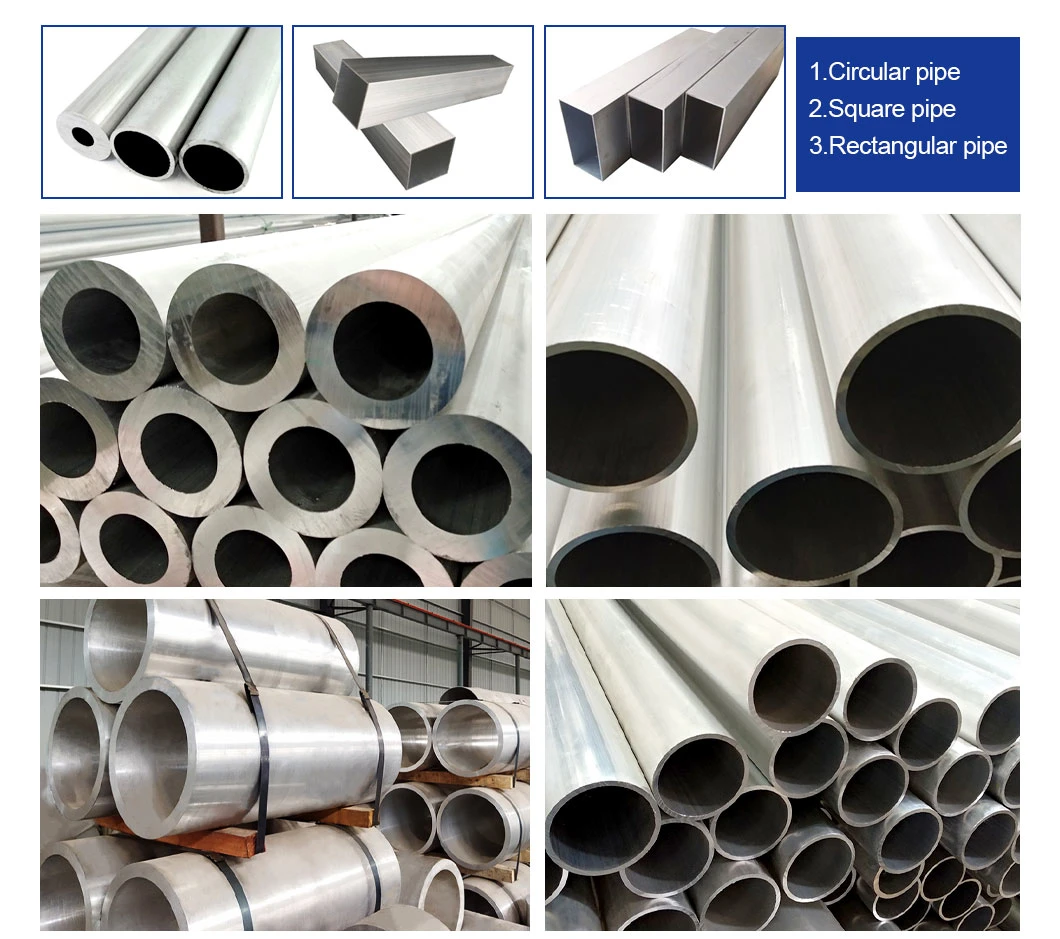 Good Quality 6061 5083 3003 2024 Anodized Aluminum Pipe/ Hollow Section 7075 T6 Aluminum/Stainless Steel/Carbon/Galvanized/Copper/Alloy/ Tube for Scaffolding